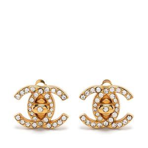 CHANEL Turnlock Earrings